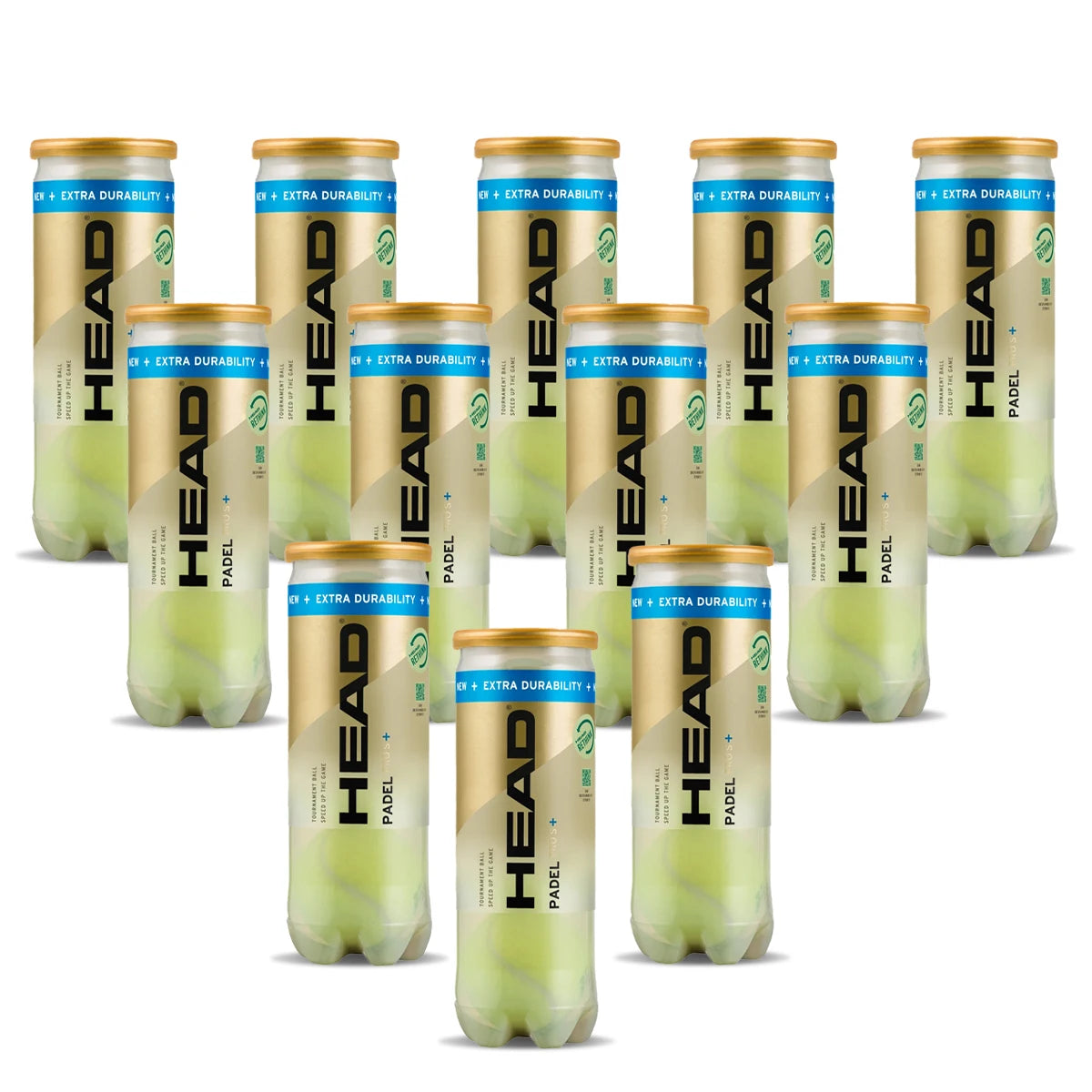 HEAD PÁDEL PROP – Pack de 3/6/12/24