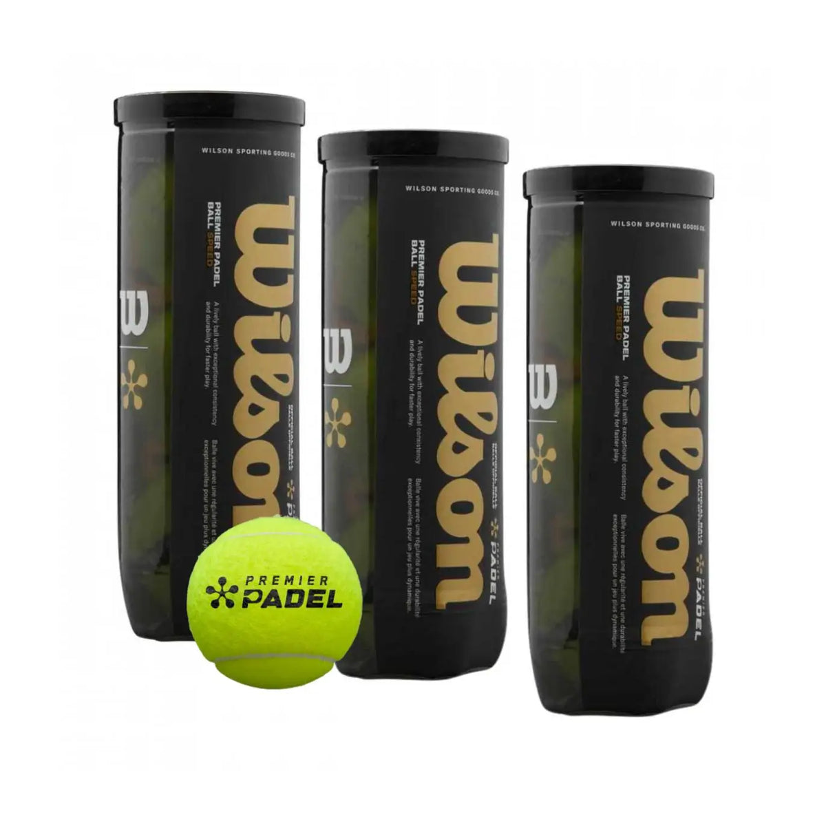 PELOTAS DE PADEL WILSON | BOTE DE 3/6/12/24 PELOTAS | RENDIMIENTO Y DURABILIDAD